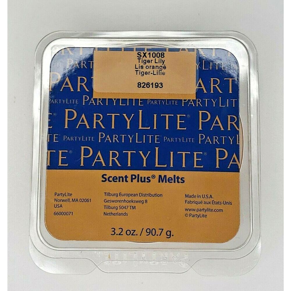 PartyLite Scent Plus Melts 9 pc Retired Scent Tiger Lily P7E/SX1008/Bin 18,21